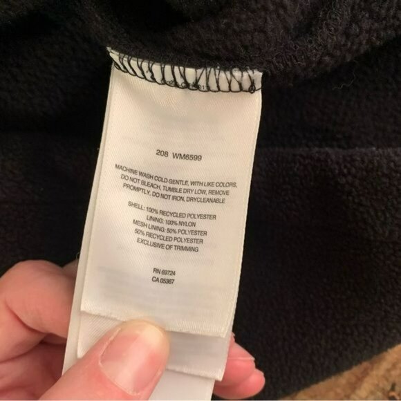 Columbia mens size XL fleece quarter zip pullover jacket in black - Picture 7 of 8